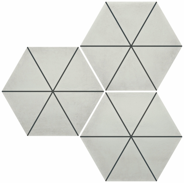 DURSTONE SIX Cementine Керамогранит Capri Talc 23x27 глазурованный матовый