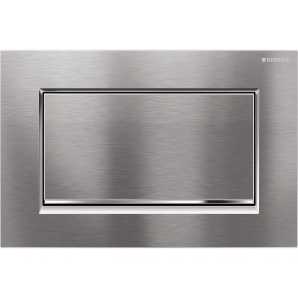 Инсталляция для унитаза Geberit Duofix Sigma 30 111.300.00.5 + 111.815.00.1 + 115.893.KX.1 с кнопкой смыва, матовый хром/хром/матовый хром