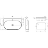Раковина 80,5x50 см Ravak Yard 800 XJX01280002