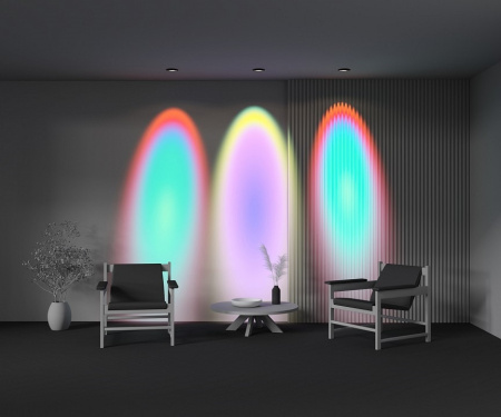 Встраиваемый светильник Maytoni Lens DL105-12W4K-B