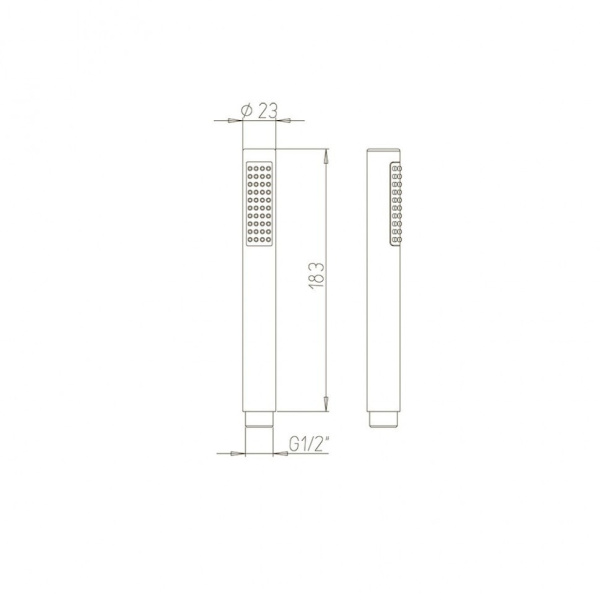 Лейка для душа Paini 92CR155