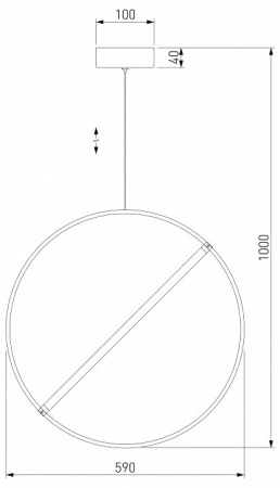 Подвесной светильник Eurosvet Element 90282/1 хром