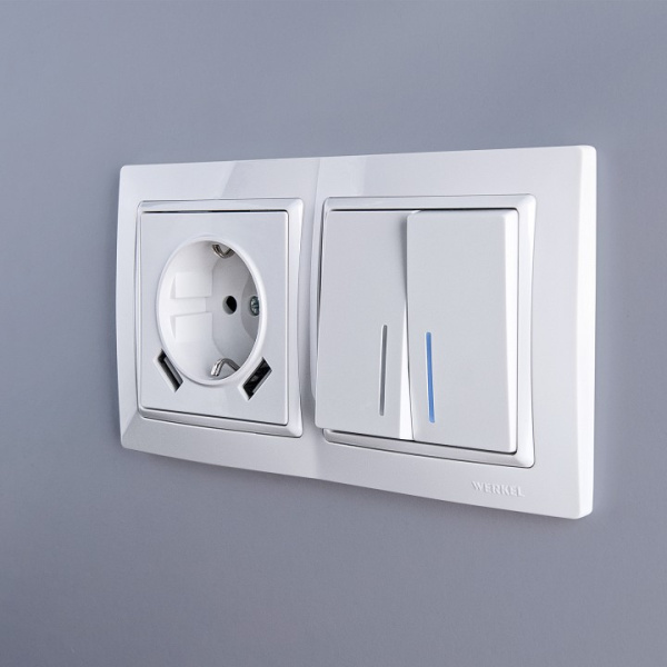 Рамка на 2 поста Werkel Snabb basic (белый) W0022001