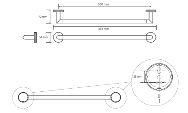 Полотенцедержатель Bemeta Stella 166204012