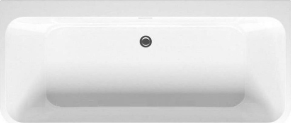 Акриловая ванна Aquanet Family Perfect 170x75 13775-MW-MB, белый матовый/черный матовый