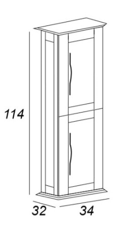 Пенал Cezares Tiffany 34 54964 графит