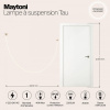 Подвесной светильник Maytoni Тау MOD146PL-L40G3K