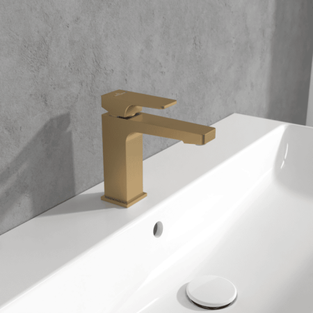 Смеситель для раковины Villeroy&Boch Architectura Square TVW12500400076 золото