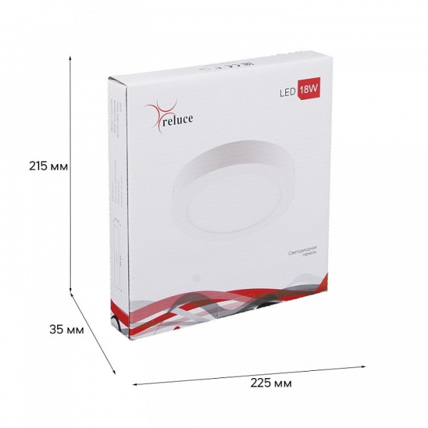 Встраиваемый светильник Reluce Technical 70606 70606-9.5-001OL LED18W WH 4000K