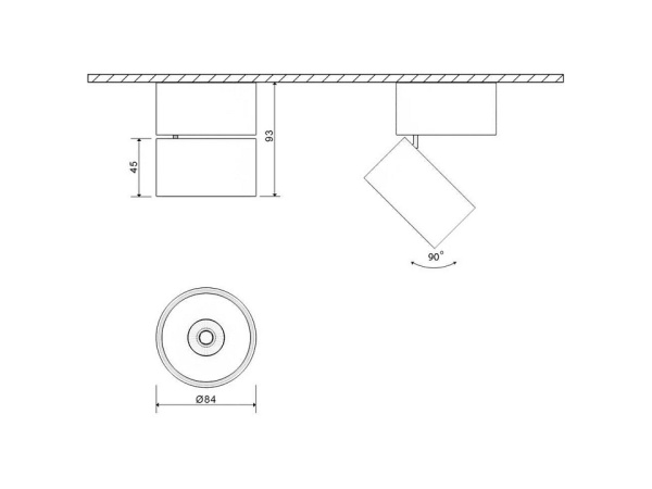 Накладной светильник Lumker I 00-00005110