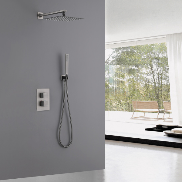 Душевой комплект Abber Daheim AF8251NG никель