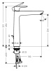 Смеситель для раковины hansgrohe Talis E 71716000