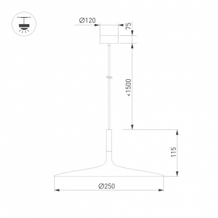 Подвесной светильник Arlight FIORE 035998