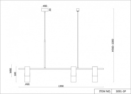 Подвесной светильник F-promo Shanku 3091-3P