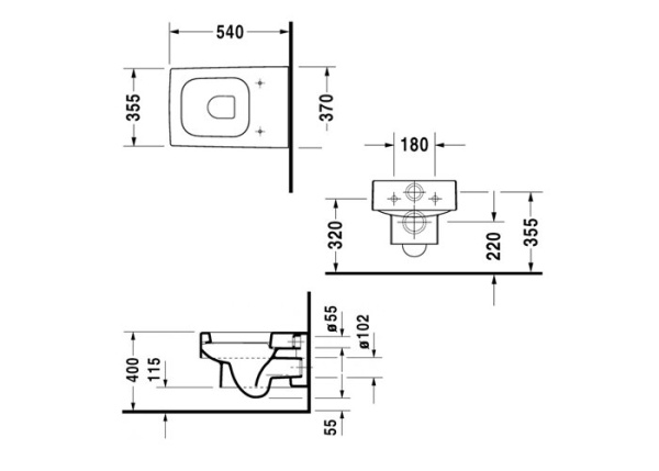 Подвесной унитаз Duravit Vero 2217090064