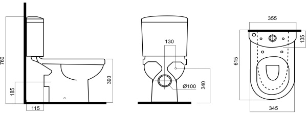 Унитаз AM.PM Joy C858607SC
