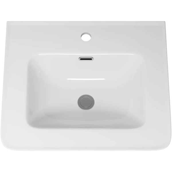 Раковина Misty Calipso RCW-140260WH 60x50 см, накладная, белый