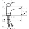 Смеситель на борт ванны hansgrohe Logis 71311000