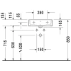 Раковина 50x47 см Duravit Vero Air 2350500000