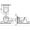Унитаз подвесной с сиденьем микролифт Vitra S50 5318B003-6039