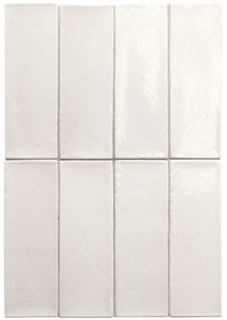 Equipe Miyako Керамогранит White gloss 5x15 глазурованный глянцевый