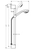 Душевой гарнитур hansgrohe Crometta 85 1jet 27728000