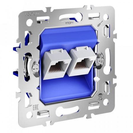 Механизм розетки Ethernet RJ-45 Voltum S70 VLS0602M