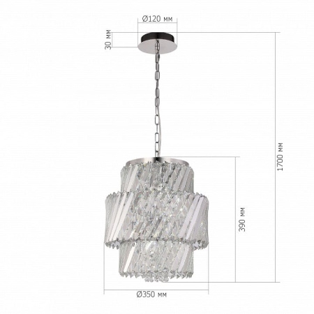 Подвесная люстра ST-Luce RITZ SL6138.303.04