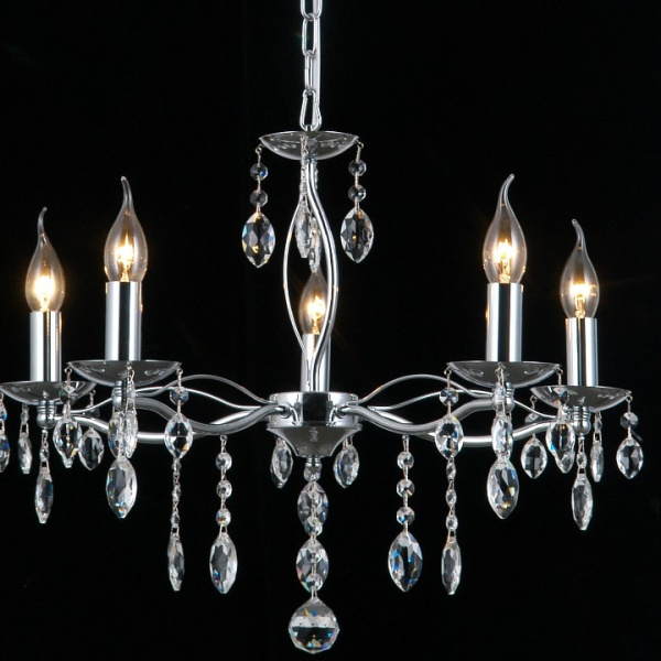 Подвесная люстра ILLUMICO CASTOR IL0266-5PSQ-24 CR CASTOR