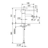 Смеситель для биде Fantini Nostromo 50 13 E808WF черный