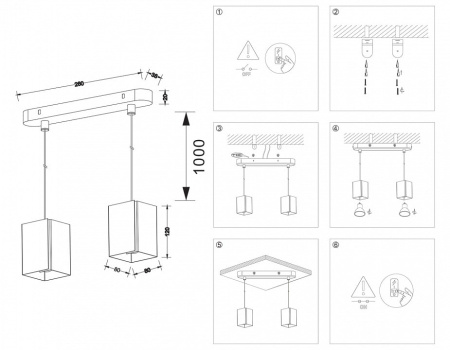 Подвесной светильник Ambrella Light TN TN5133