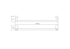 Держатель полотенец WasserKRAFT Leine K-5030