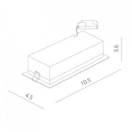 Встраиваемый светильник Arte Lamp Grill A3153PL-3BK