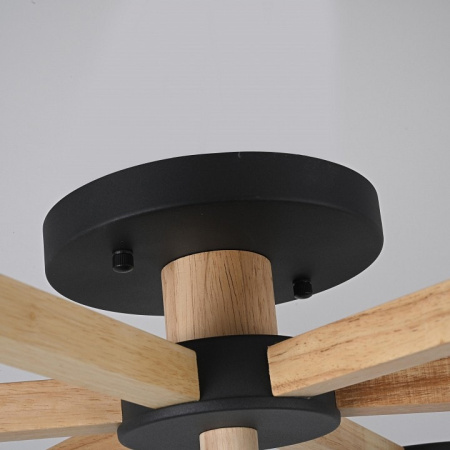 Люстра на штанге Imperiumloft TURNA Black TURNA01