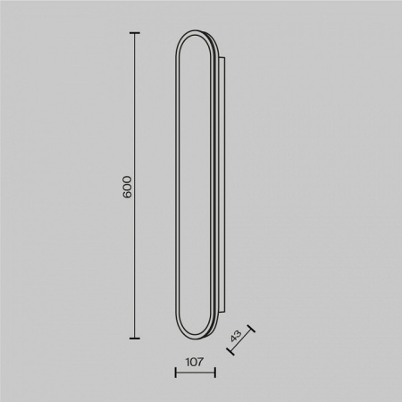 Накладной светильник Maytoni Perlamour MOD429WL-L30BSK