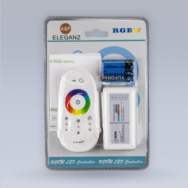 Контроллер-регулятор цвета RGBW с пультом ДУ Eleganz 1007