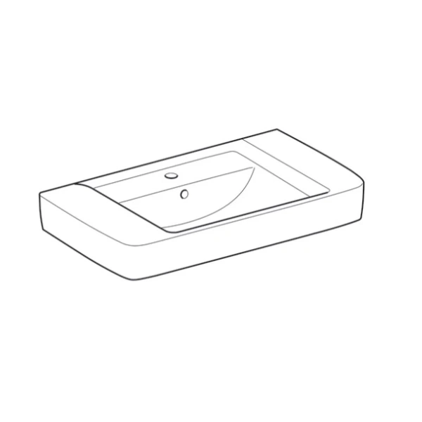 Раковина 85x48 см Geberit Renova Plan 122185000