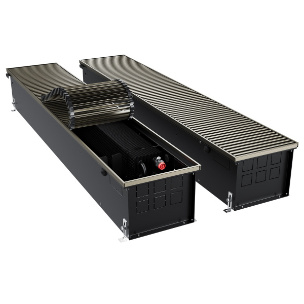 Конвектор внутрипольный Royal Thermo ATRIUM TURBO-190/250/1400-DG-U-DB