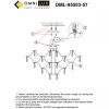 Подвесная люстра Omnilux Сocullo OML-95503-57