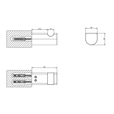 Крючок Gessi Rilievo 59521#031