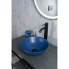 Раковина-чаша GID 9081bum 36x36 см, накладная, синий матовый