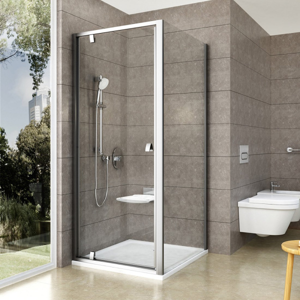 Душевая дверь Ravak Pivot PDOP1-90 03G70U00Z1 сатин+Transparent