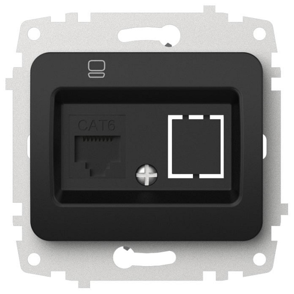 Розетка Ethernet RJ-45 без рамки Elbi Eleсtriс Jazz 607-004800-247