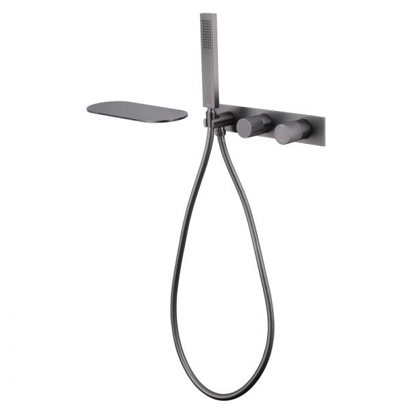 Смеситель для ванны Abber Rund AF8731NG сталь