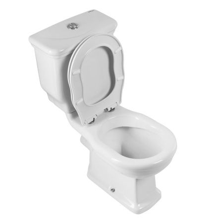 Унитаз-компакт безободковый BelBagno BOHEME BB115CPR с сиденьем BB115SC