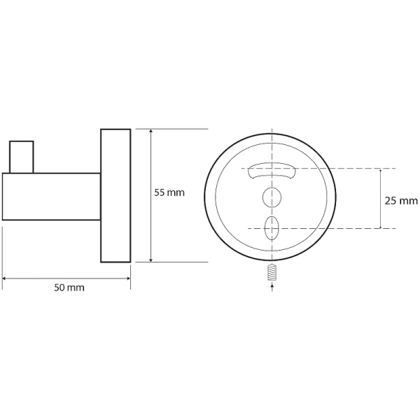 Крючок Bemeta Dark 104106020