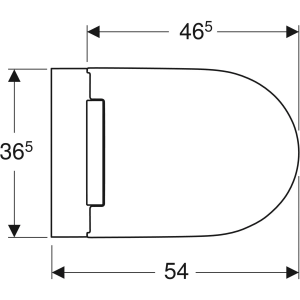 Унитаз подвесной Geberit One 500.201.01.1 безободковый, торнадо, с сиденьем микролифт, белый