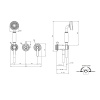 Смеситель для душа Gessi Venti 20 65036#710 латунь