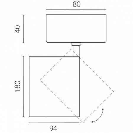 Спот Lightstar Canno Pro C4406SO