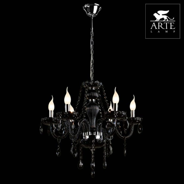 Подвесная люстра Arte Lamp Teatro A3964LM-6BK